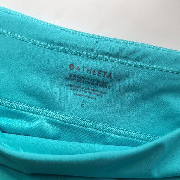 NWT Athleta Run with It 3.5" Athletic Training Running Shorts Women's Large - Picture 6 of 9